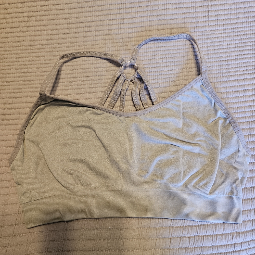 Vitality/Balance Athletic Gray Sports Bra/Bralette